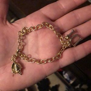 Diamond International Charm Bracelet